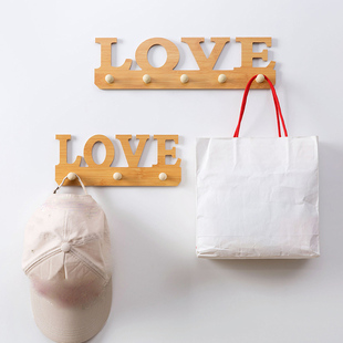 1PCS Towel Hooks Vintage LOVE Hook Clothes Key Holder Hat