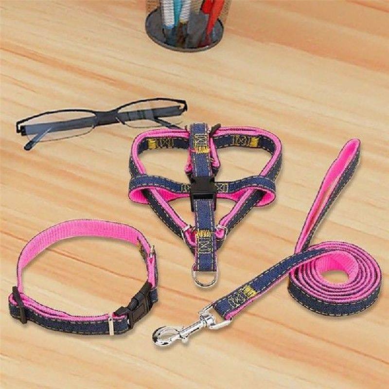 puppy dog harnesses lead set cowboy traction rope strong