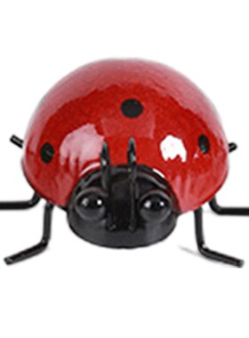 With Hooks Crafts Mini Farmhouse Ladybug Sculpture Wall Hang