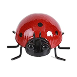 With Hooks Crafts Mini Farmhouse Ladybug Sculpture Wall Hang