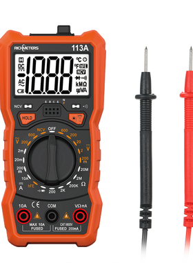 RM113D NCV Digital Multimeter 2000 Counts HFE AC/DC Voltage