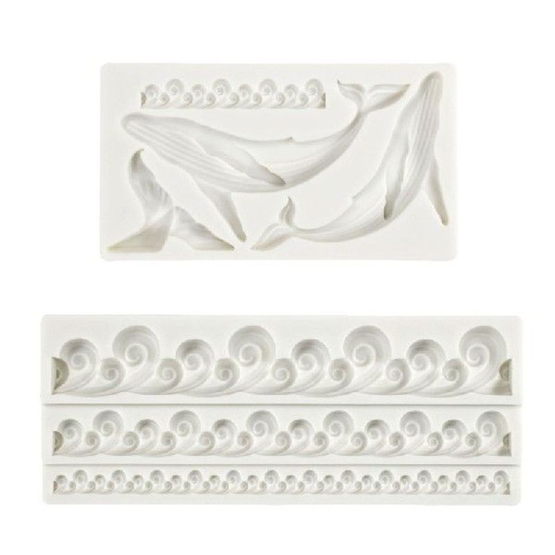 896A Cake Chocolate Clay Soap Decorating Baking Whale