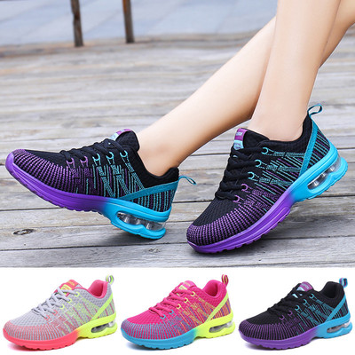 Women Sneakers Cushion Athletic Running Shoes Lace-up Breath