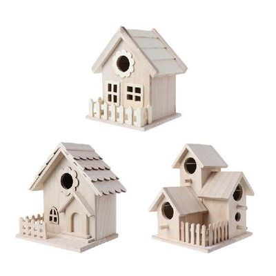 Kotak Pagar Kandang Pemeliharaan Rumah Burung Kayu Dekorasi