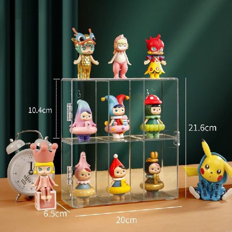 6/12 Grids Acrylic Blind Box Storage Display Stand Cabinet