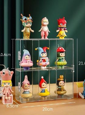6/12 Grids Acrylic Blind Box Storage Display Stand Cabinet
