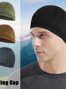 Helmets Liner Cap Sweat Wicking Cycling Running Hat For Men