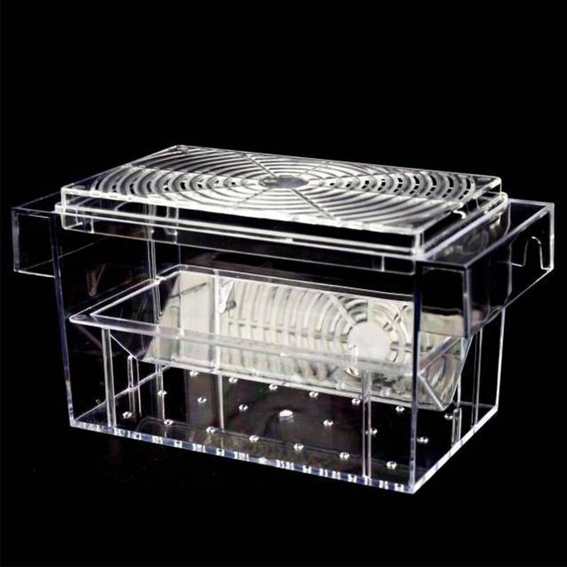 Fish Breeding Box Aquium Hatchery Doubledeck Cage Trap Fl