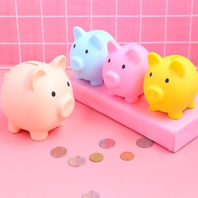 Cartoon Pig Money Box Piggy Bank Coin Storage Box Kids Toy