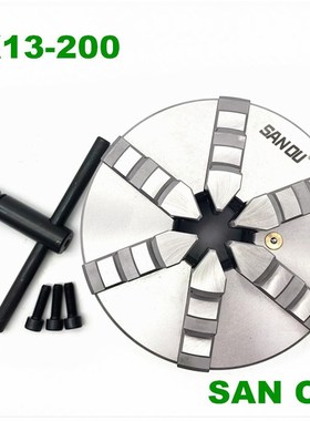 SANO K13-200 High precision 6 jaw chuck self-centering 200mm