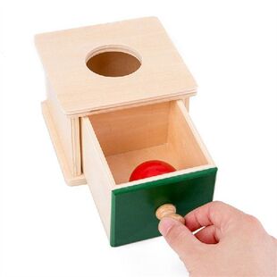Montessori Materials Match Box Ball Box Coin Box Piggy Bank