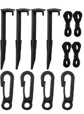 12 Pcs Inflatable Stakes and Tether Set Inflatable Spike