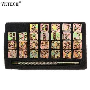 Alloy Leather Stamps Set Symbol Letters Zinc Stamping