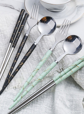 1Pcs Portable Tableware Set Cutlery Bag Dinner Set Travel