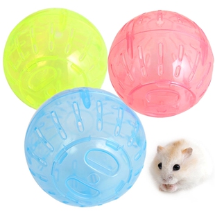 95AA Small Pets Exercise Ball Dwarf Hamster Plastic Mute