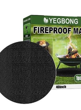 Camping Fireproof Grill Mat Cloth Flame Retardant Heat