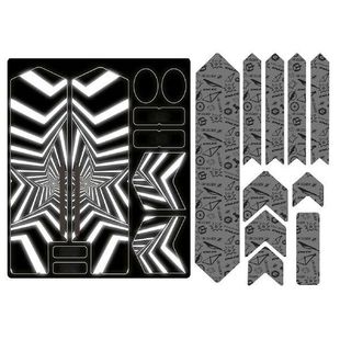 Waterproof Bicycle Reflective Sticker 3D Scratch-Resistive