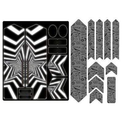 Waterproof Bicycle Reflective Sticker 3D Scratch-Resistive