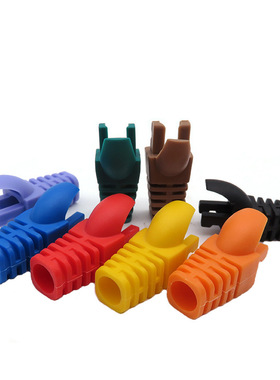 OULLX RJ-45 CAT6 CAT5e Adapter Cap Ethernet Network Cable Co