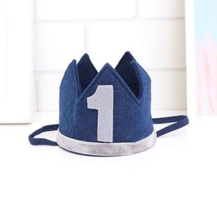 Adorable Baby Birthday Hats Kids Party Hats Crown Hairband