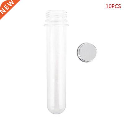10PCS Plastic Test Tubes Clear and Transparent Candy Storage