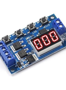 Trigger Cycle Timer Delay Switch 12 24V Circuit Board Dual