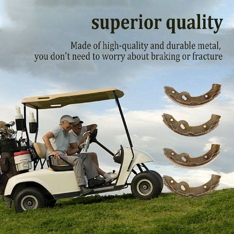 club car brake shoes rear brake shoes 4 pcs self-adjusting
