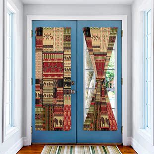 Africa Elephant Japanese Door Curtain for Living Room