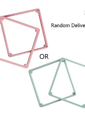 2 Pcs/Set Square Cake Stencil Fixing Frames Non-toxic