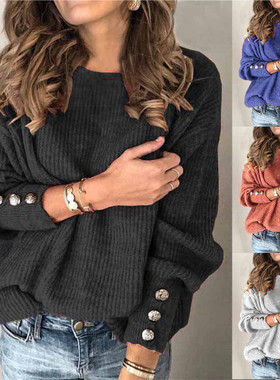 2022 Autumn Winter Sweater Pullovers Women Loose Plus Size B