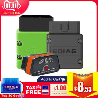 KW902 Bluetooth/Wifi ELM327 V1.5 V2.1 PIC18F25K80 OBDII Diag