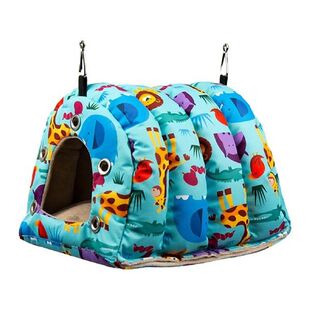 Parrot Cage Hammock Soft Bed Birdhouse Hideaway Cave Bird
