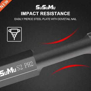 Cross Impact Screwdriver Bits Set S2 Alloy Steel PH2 Driver