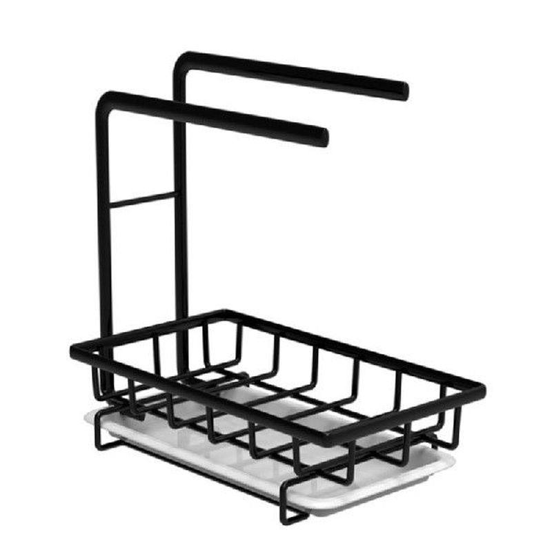 896a wall mount hanging kitchen drain basket sponge storage