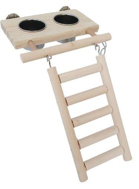 Parrot Playstand Wooden Bird Playground Play Gym Training Pe