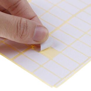 1680pcs A Lot 10*20mm Blank White Sticker Labels Small