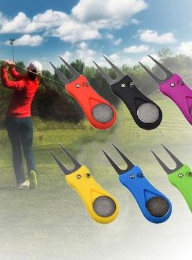 1pc Stainless Steel Golf Divot Repair Switchblade Tool