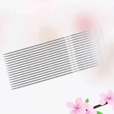 20PCS BBQ Skewers Stainless Steel Long Size Metal Sticks