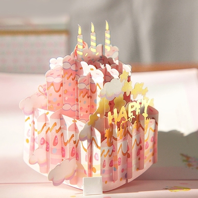 18 Styles 3D Pop Up Greeting Card Love In Hands Birthday