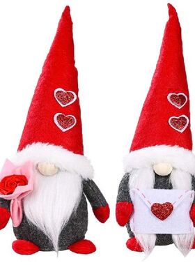 K1MF 2 Buah Hari Kasih Sayang Gnome Mewah Mr dan Mrs