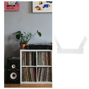 Vinyl Holder Record Stand Album Storage Case Shelf Acrylic
