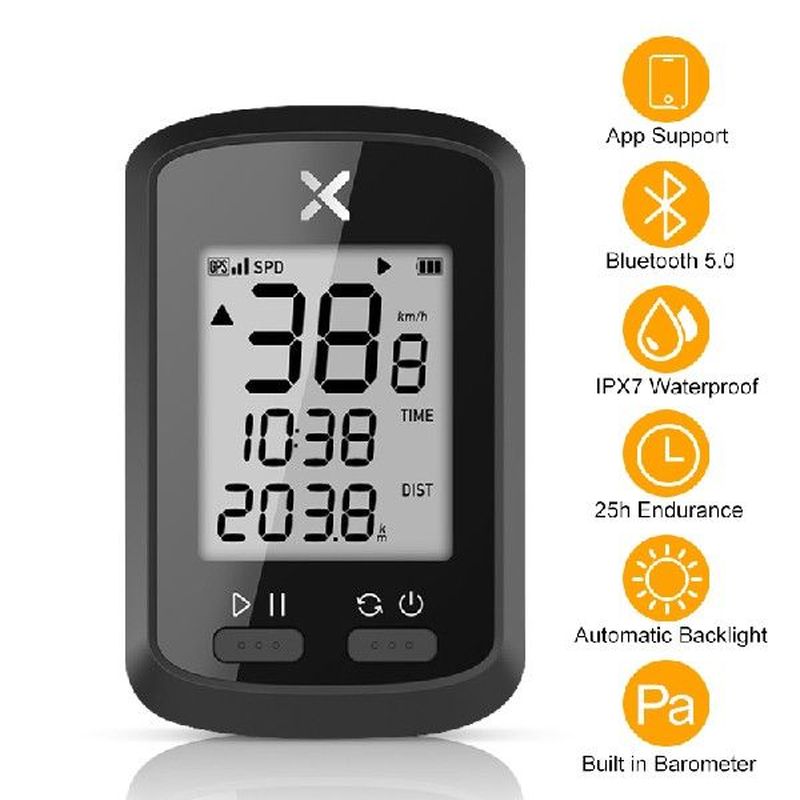 XOSS Bike Computer G+Plus Wireless GPS Speedometer