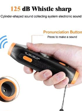 Survival Whistle Multi-function LED Light Thermometer