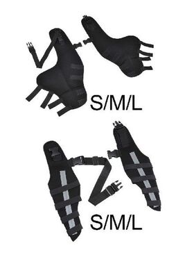 Pet Dogs Hind Legs Knee Brace Leg Compression Wrap Adjustabl