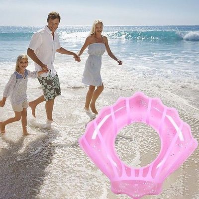 Iatable Float Circle with Colorful Glitter Kid Thickened