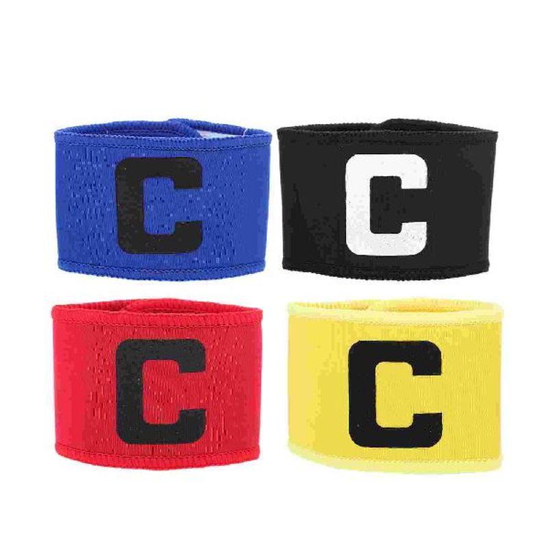 4pcs Football Equipment Elastic Armbands Captain Armbands Fo