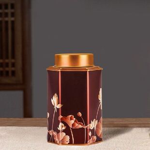 K1MF Wadah Teh Disegel Kaleng Permen Makanan Ringan Pot