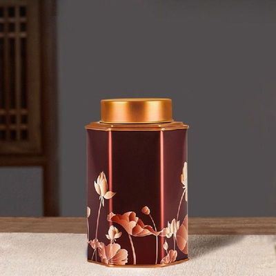 K1MF Wadah Teh Disegel Kaleng Permen Makanan Ringan Pot