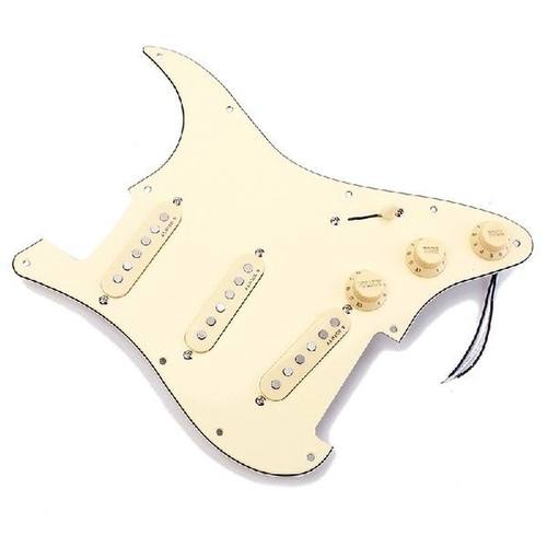 3-ply SSS PVC Pickguard with 3 ALNICO V Single Coil Pickups