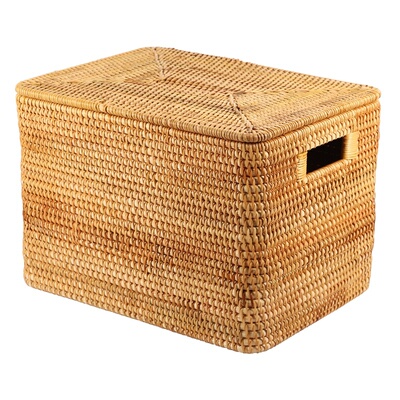 Laundry Basket Rattan Woven Storage Basket Handmade Large Ca